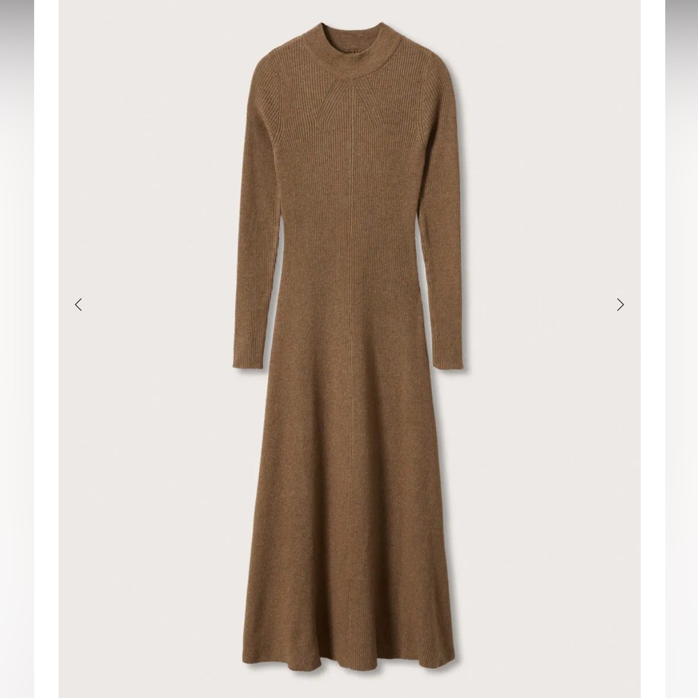 Mango Knitted midi dress